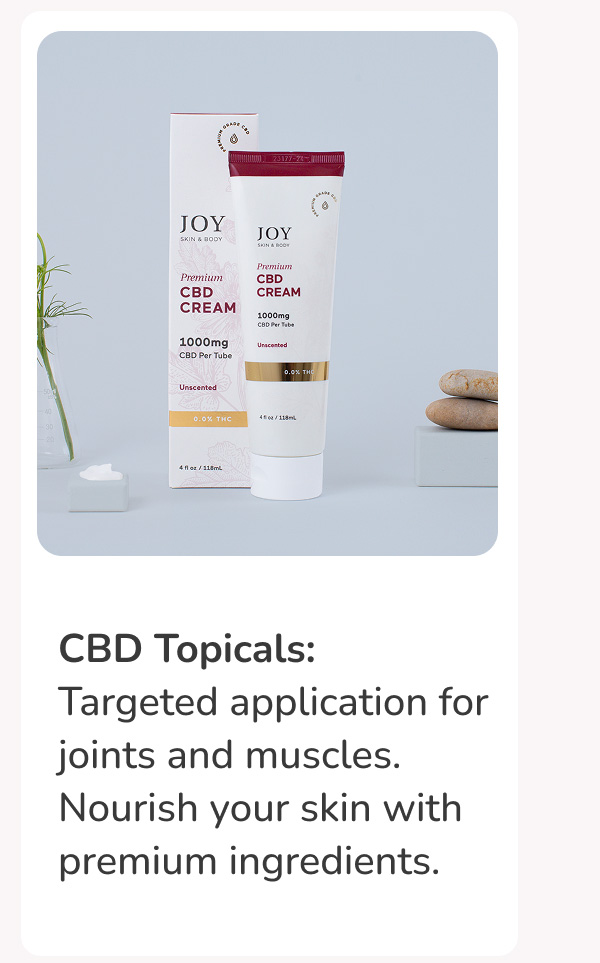 CBD Topicals - Shop now