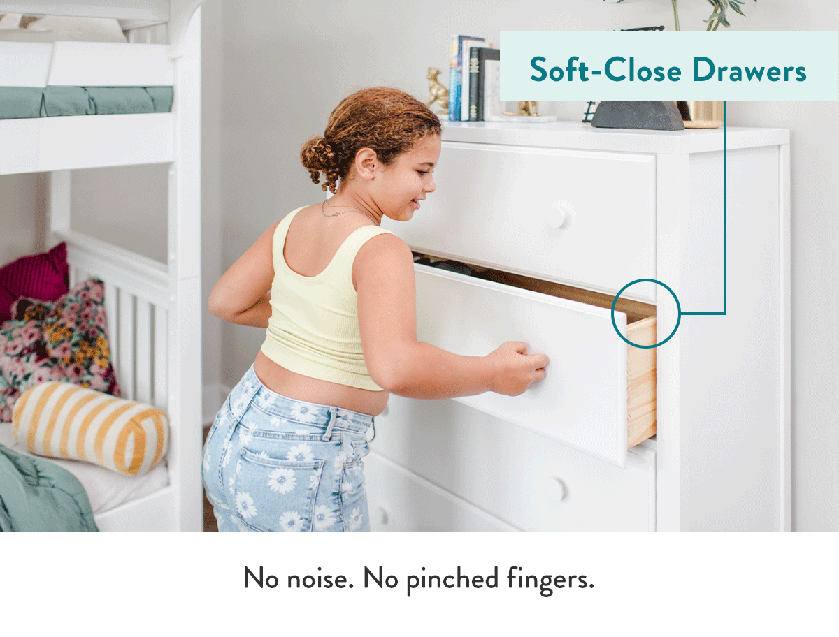 soft-close drawers