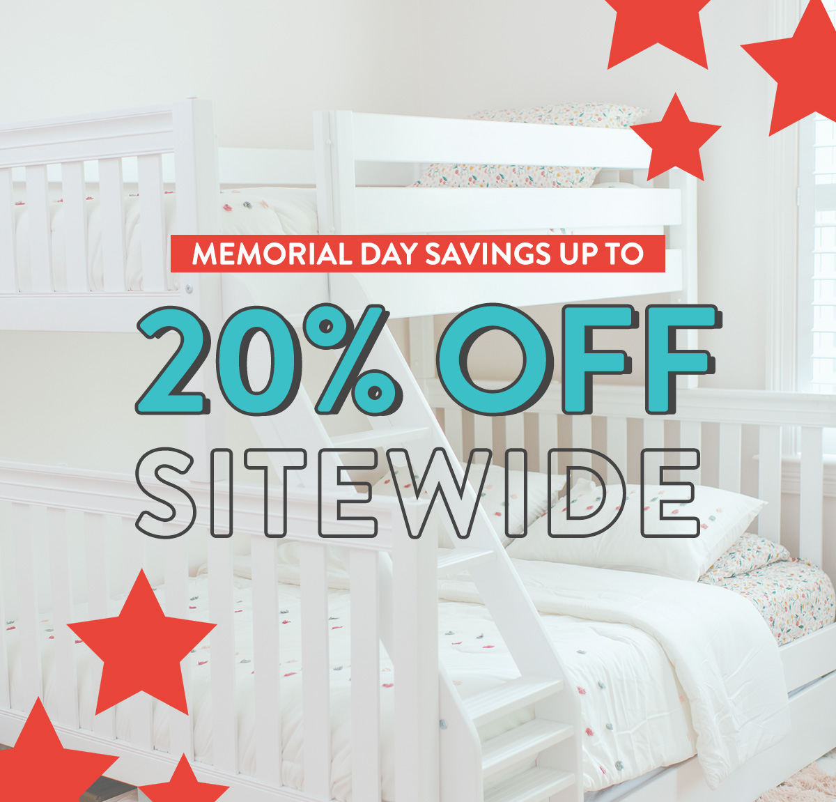 Up to 20% off sitewide