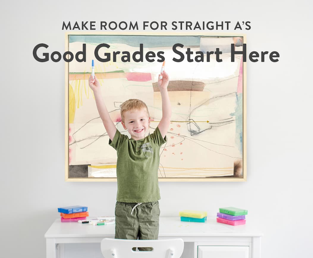 make room for straight a's good grades start here