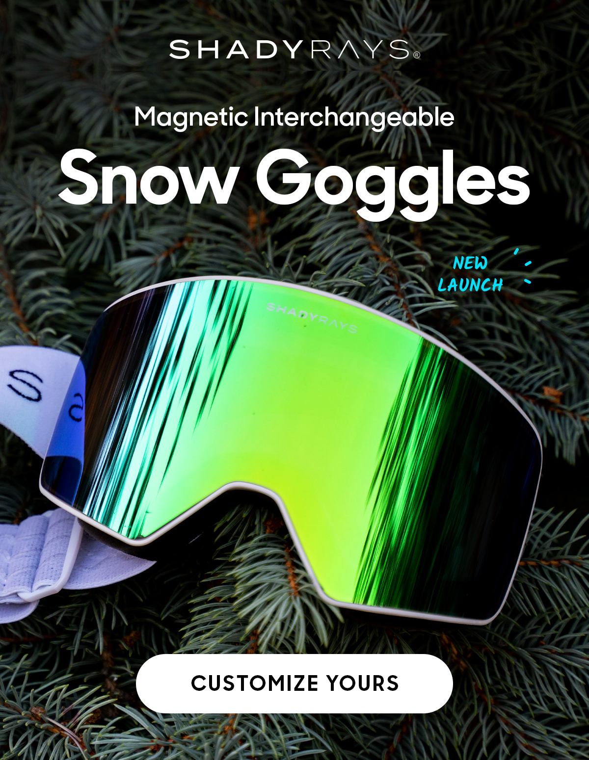 NOW LIVE Frontier & Denali Snow Goggle Frames Shady Rays