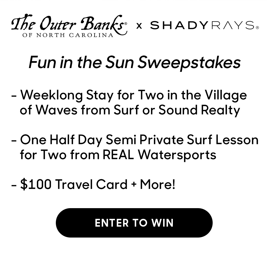 Shop Shades and Win a Stay in The Outer Banks Shady Rays