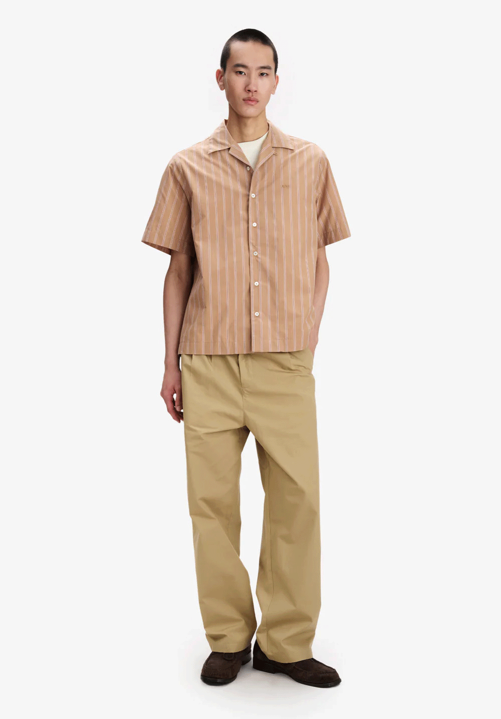 A.P.C. models in Fall outfits