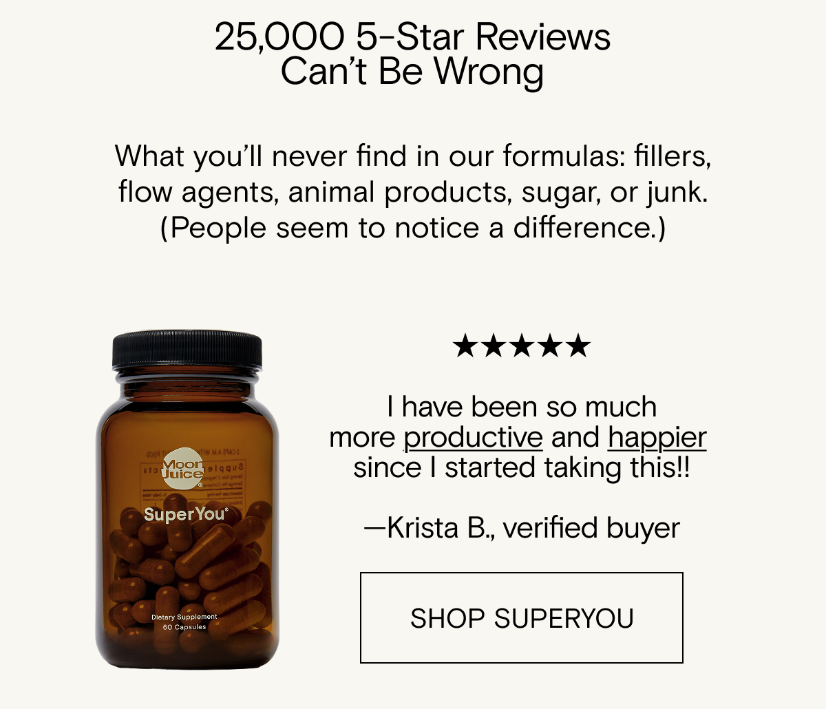 Shop SuperYou for 30% off