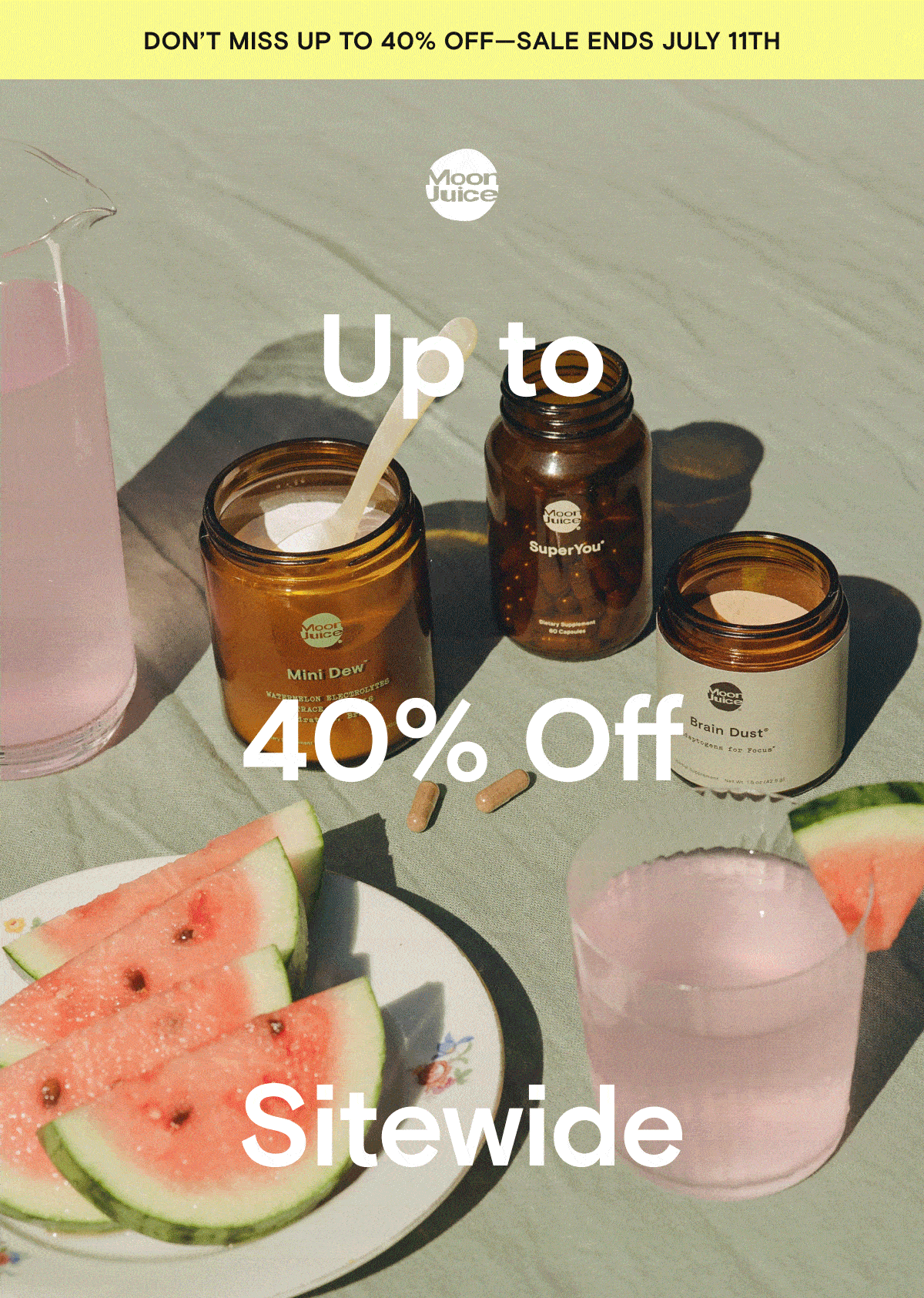 Prime day is here - 40% off sitewide 