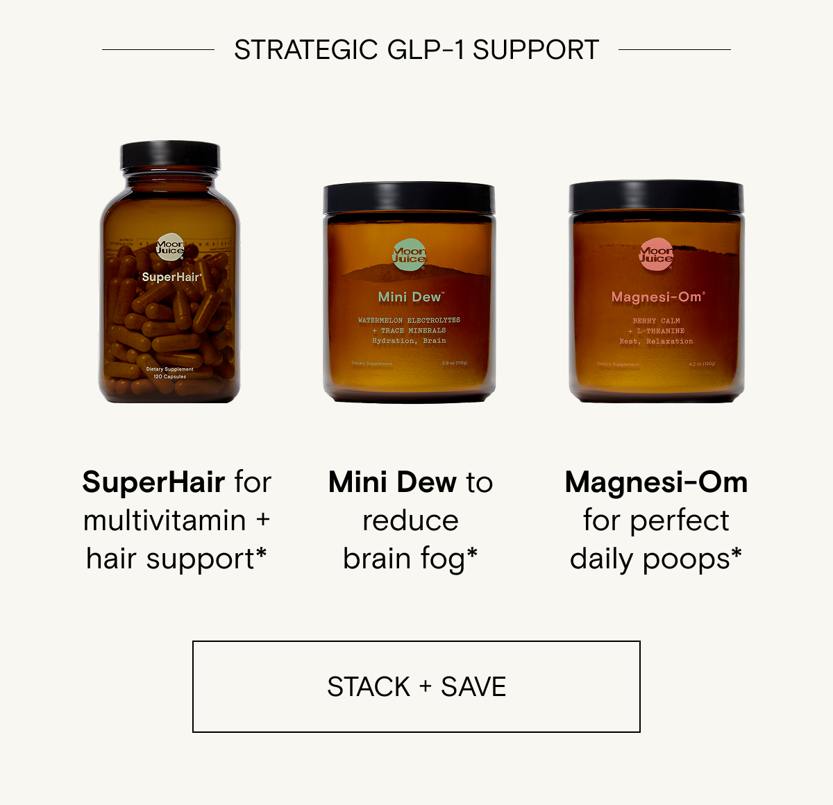Strategi GLP-1 Support - stack and save with our Nutritional Gap Stack