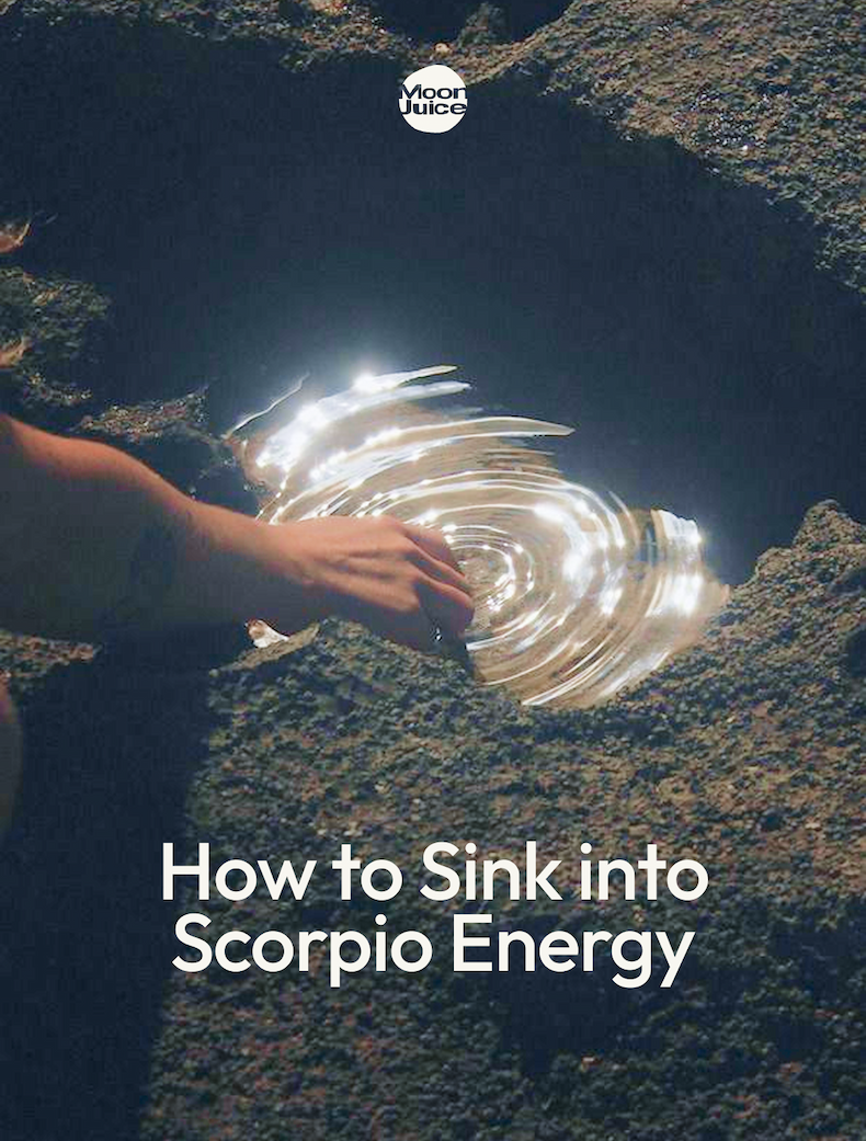 how to sink into Scorpio energy