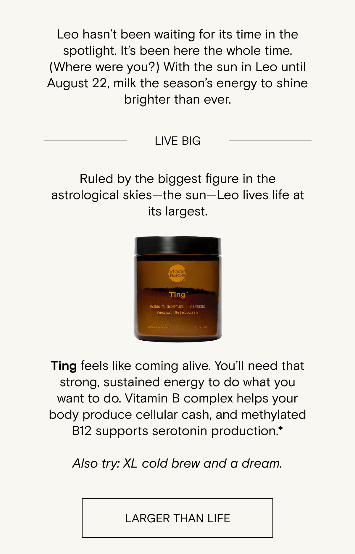 Live big with Ting