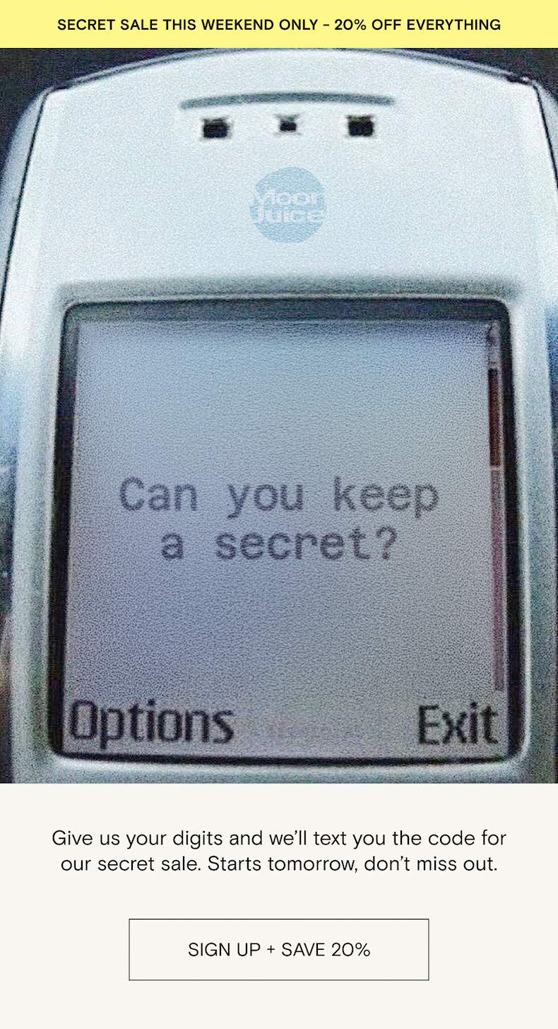 20% Off This Weekend Only