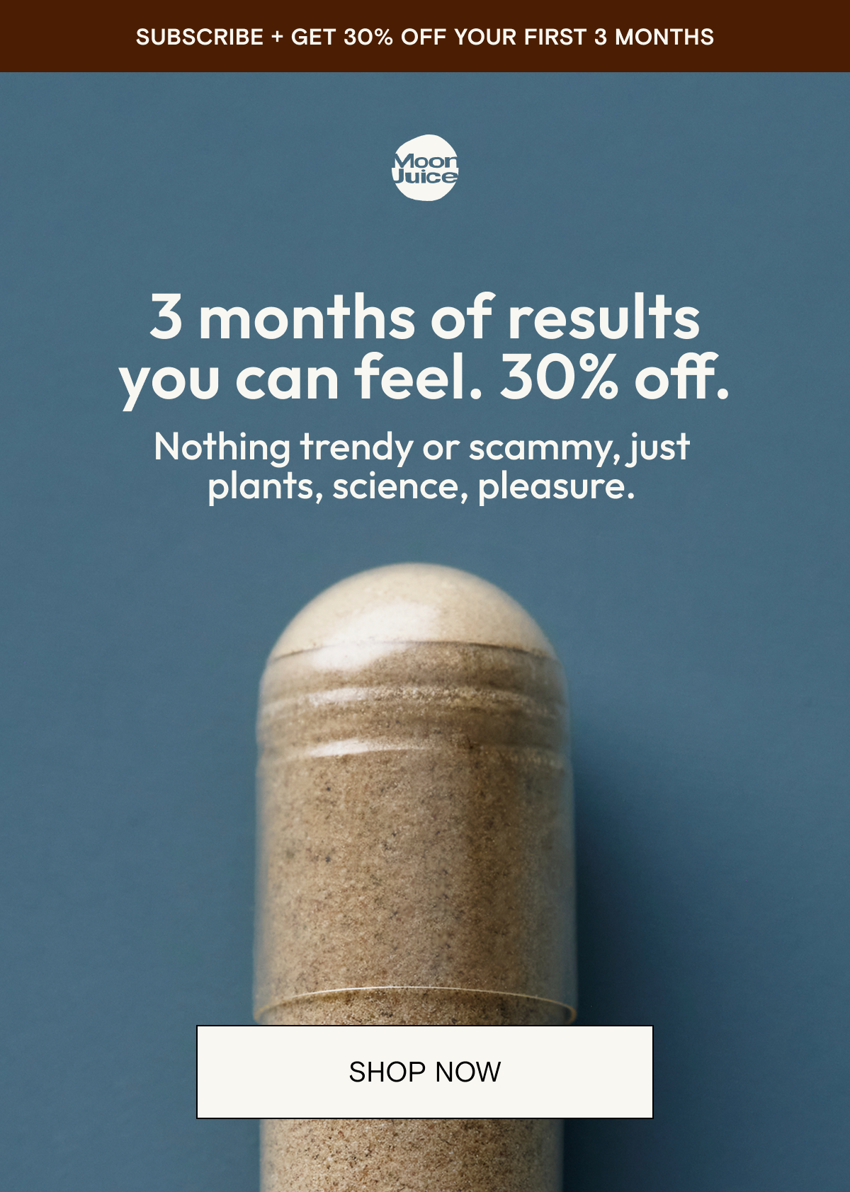 30% off 3 months of any new subscription