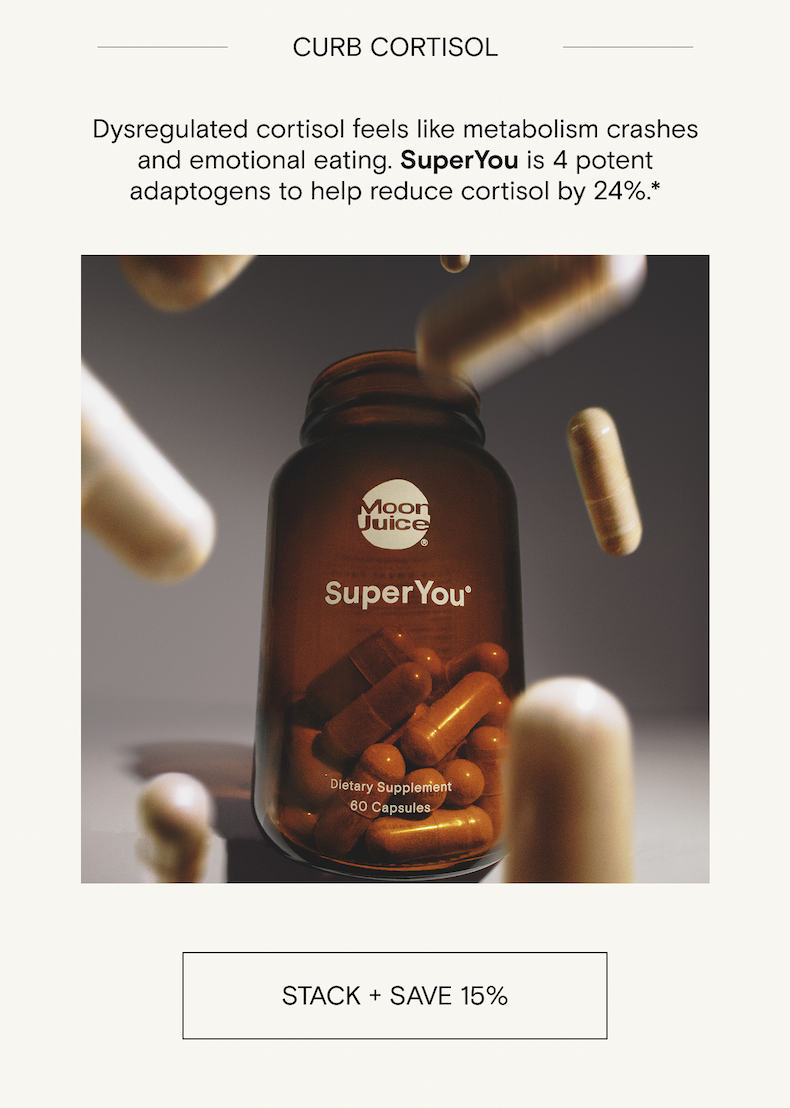 Curb cortisol by 24% with SuperYou