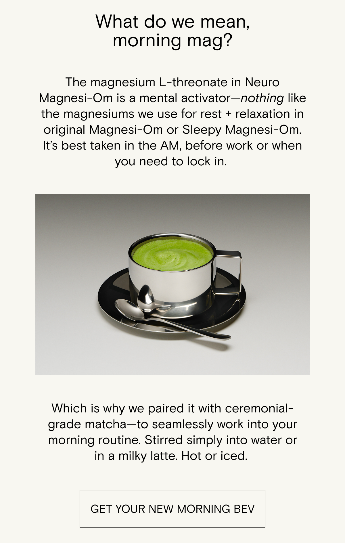Get your new morning bev 