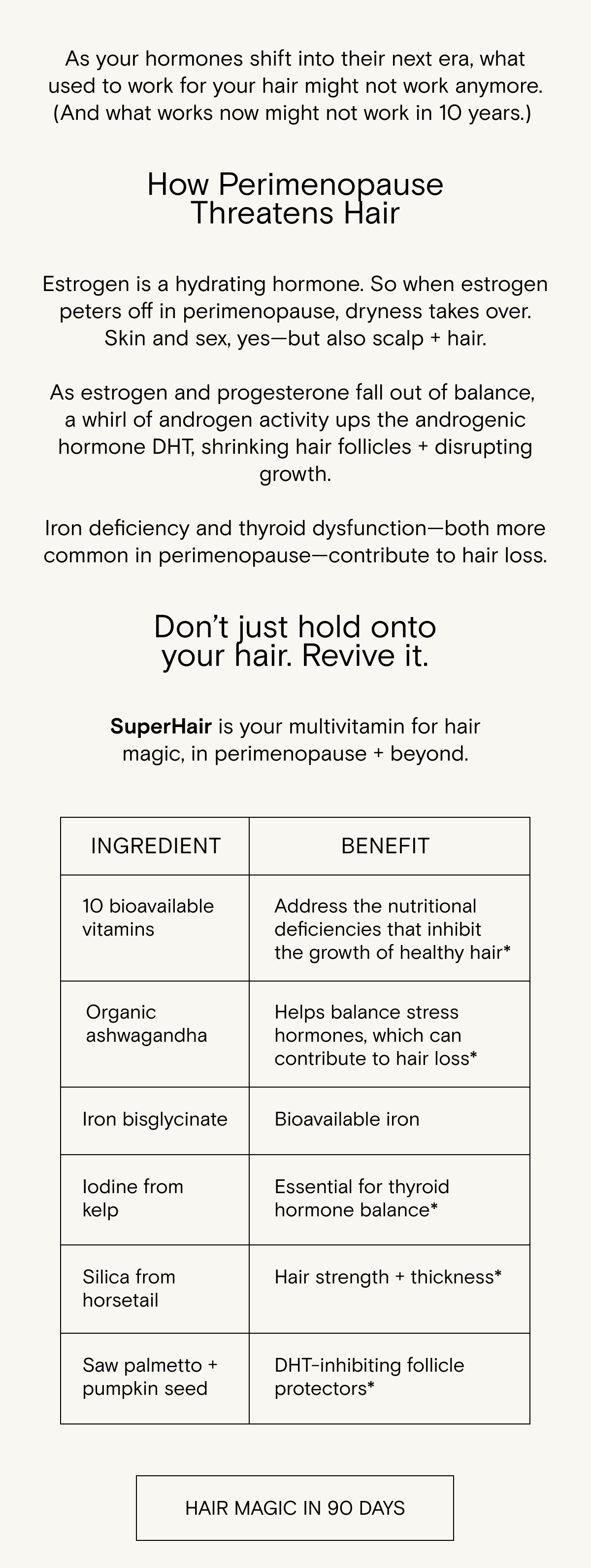 Hair magic in 90 days with SuperHair