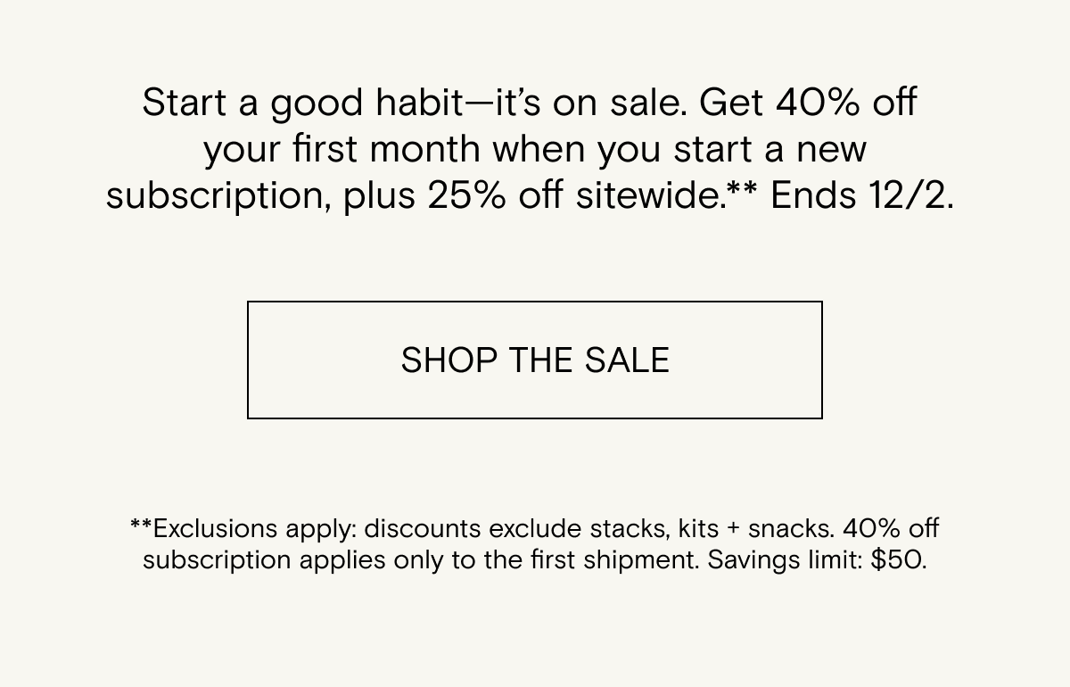 Shop the sale - happening now