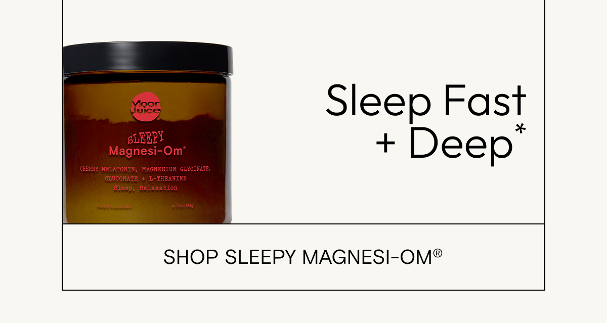 Sleep fast and deep - 30% off for 3 months of Sleepy Magnesi-om