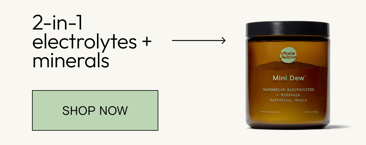 2-in-1 electrolytes + minerals Sodium, potassium, magnesium, boron, calcium, copper, selenium + zinc Supports hydration and brain function.*