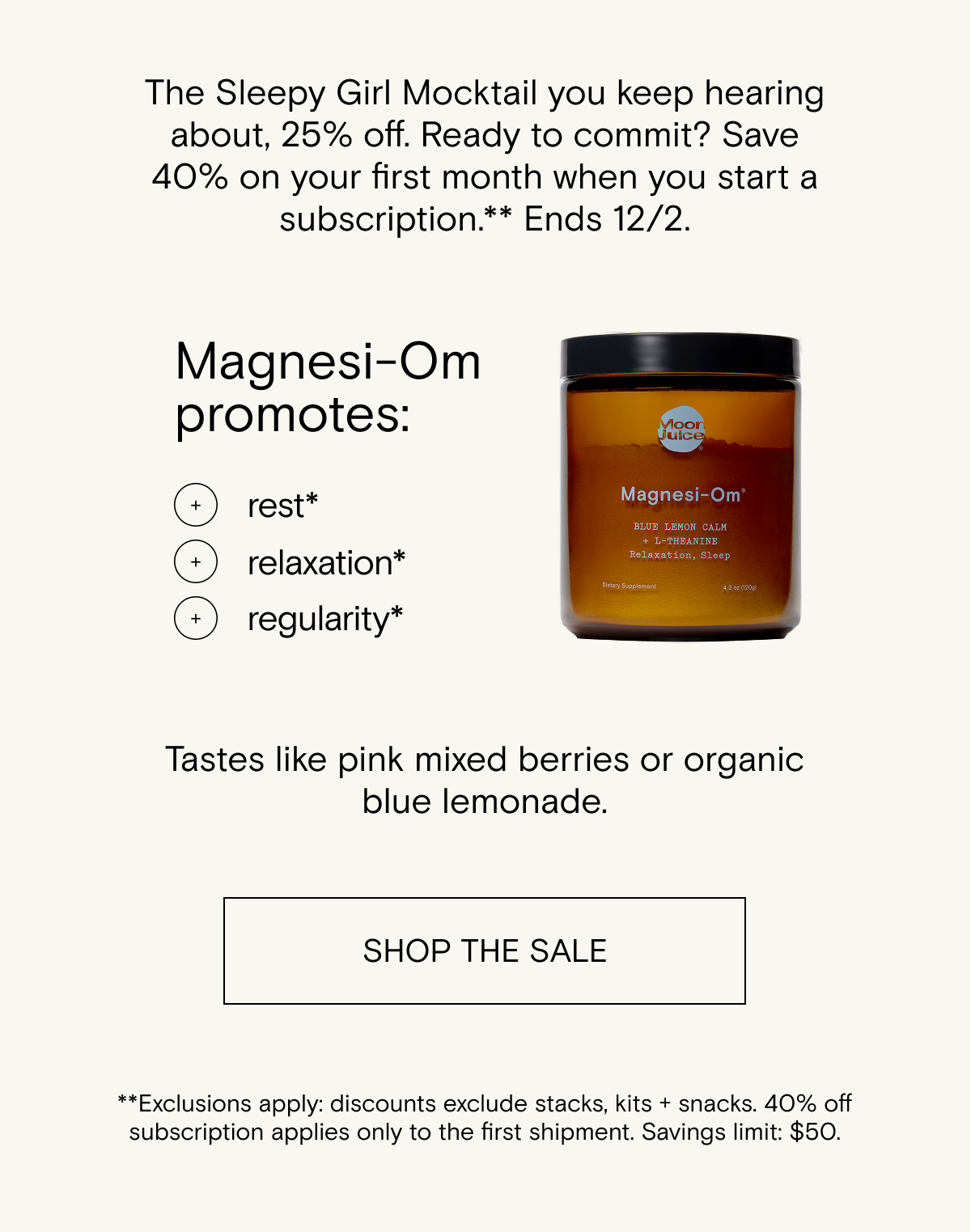 Up to 40% off Magnesi-om
