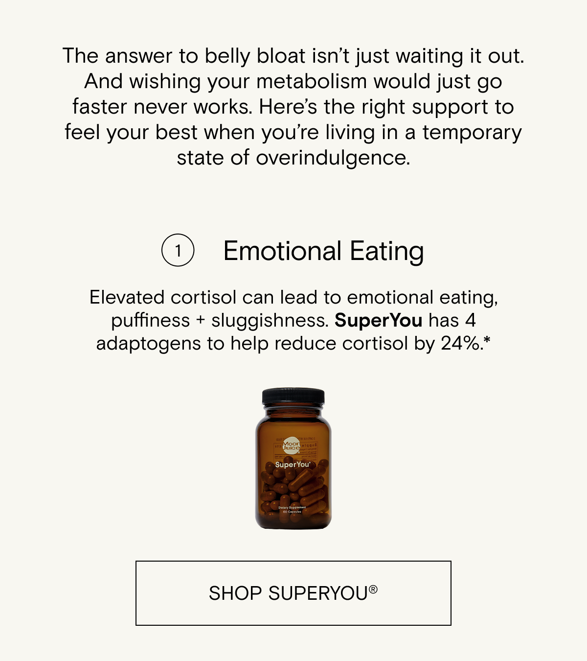 Shop SuperYou for cortisol control