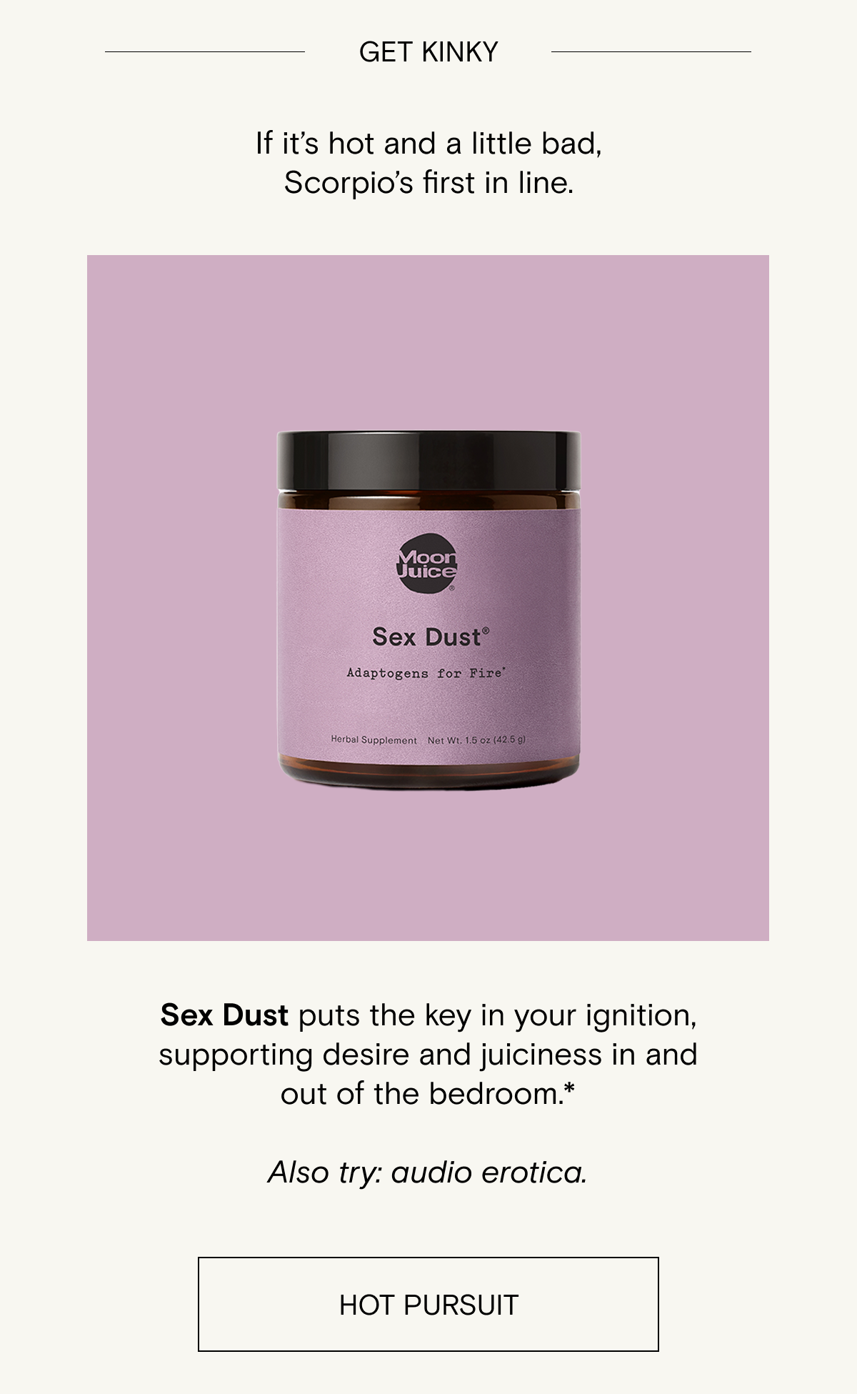 Get kinky with Sex Dust