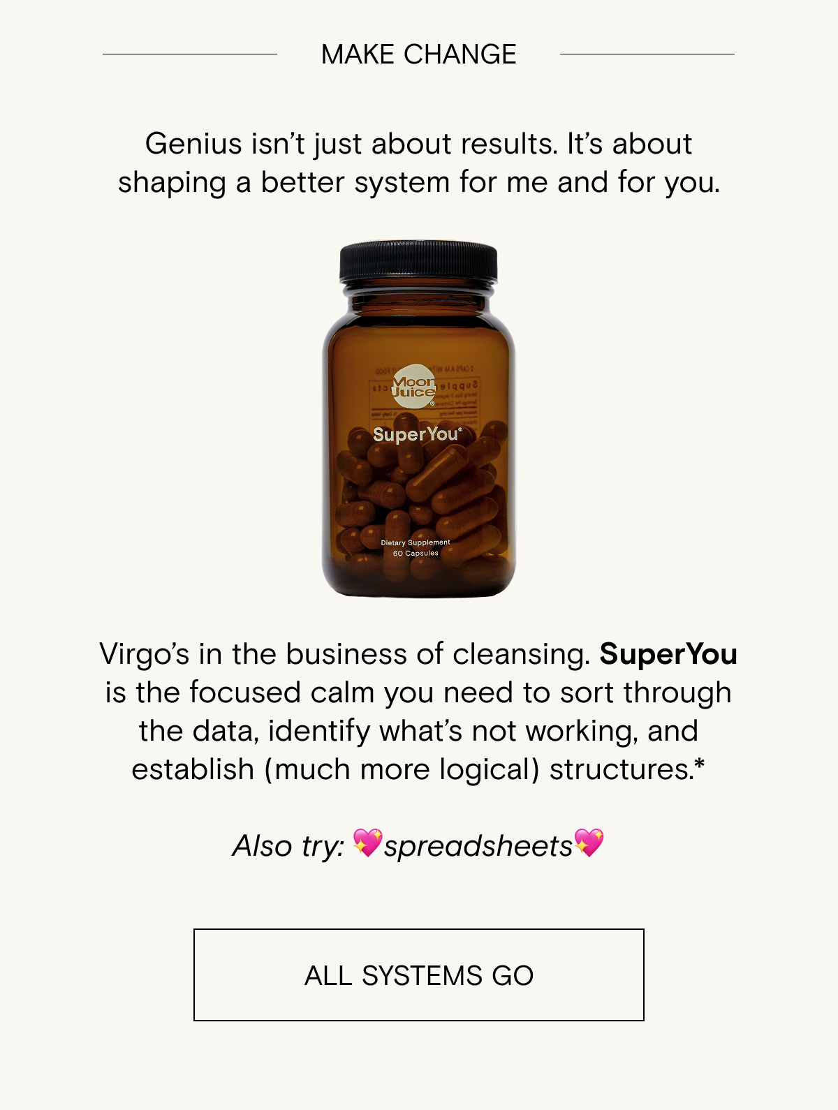 Make Changes with SuperYou