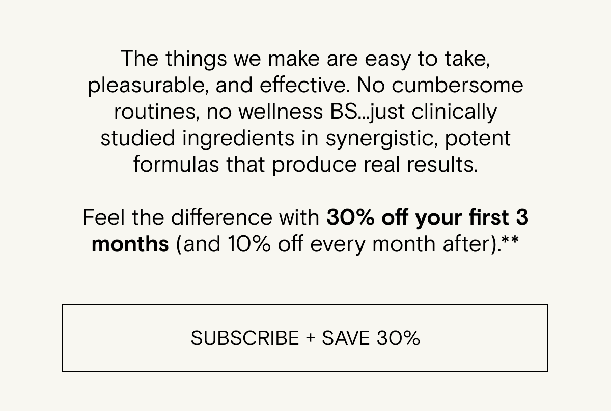 Get started with 30% off your first 3 months of any new subscription