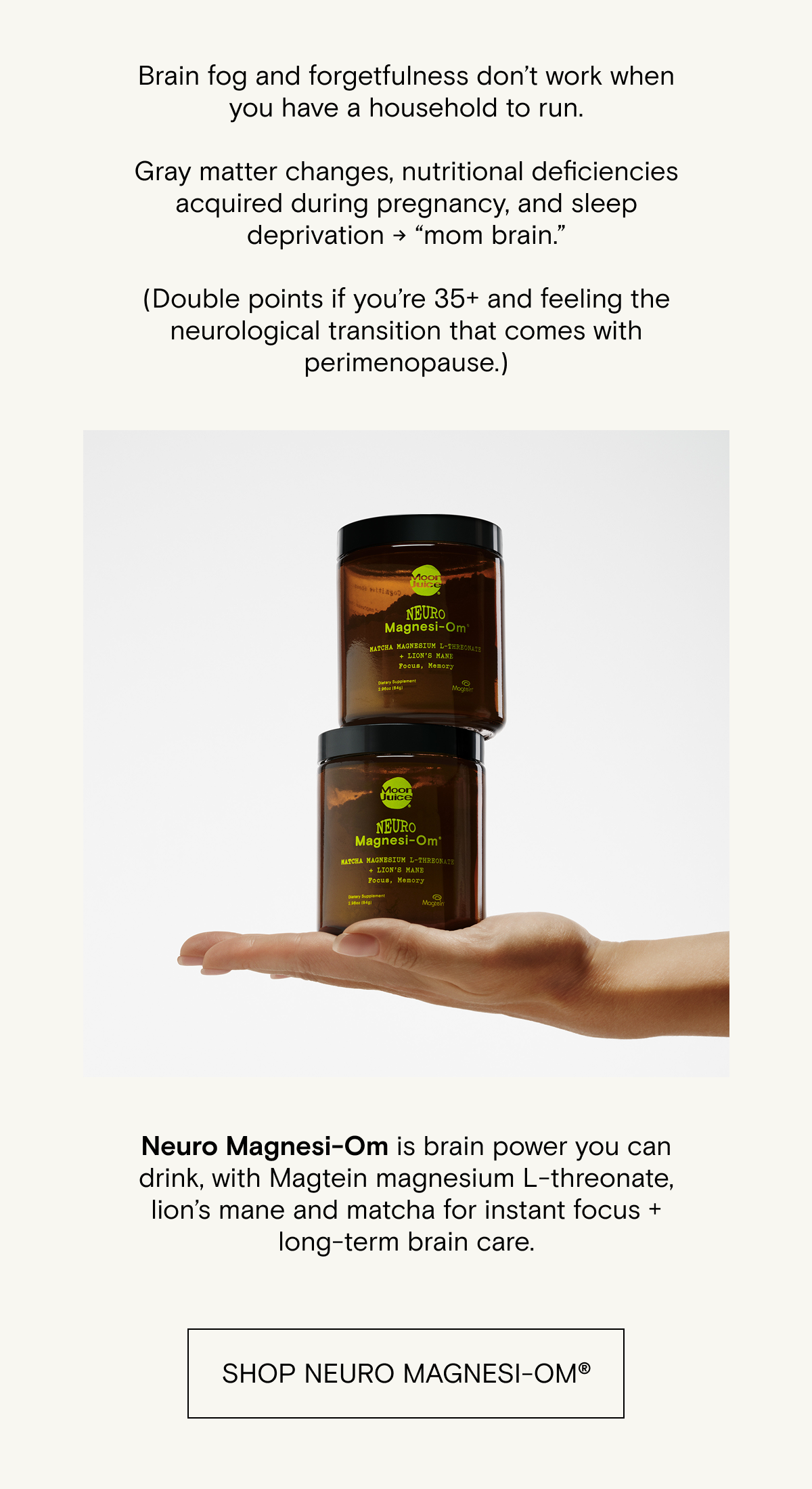 Shop Neuro Magnesi-Om - brain power you can drink