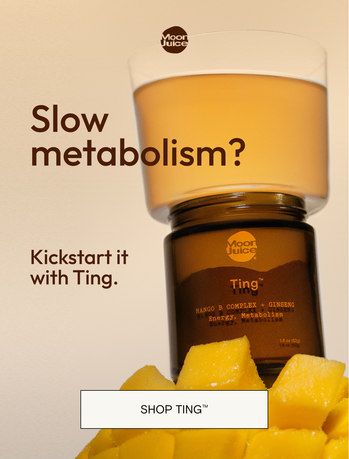  Slow metabolism? Kickstart it with Ting.