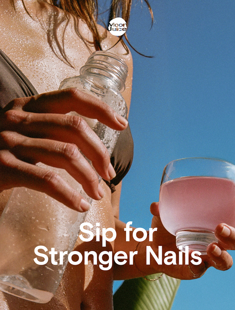 Sip for stronger nails
