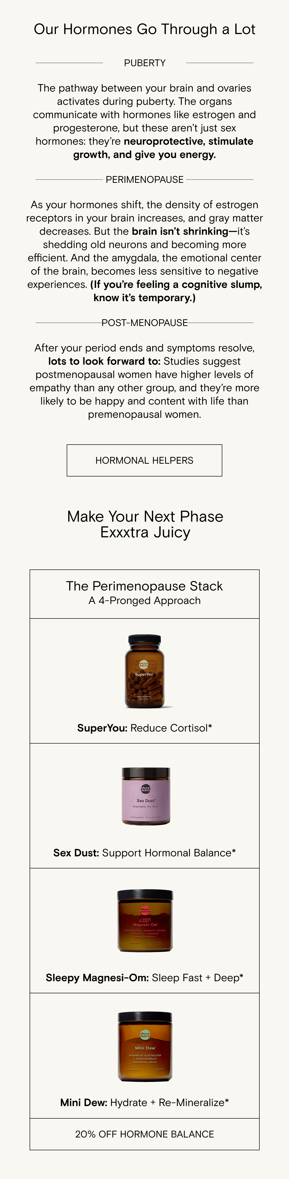A history of your brain throughout different hormonal phases A history of your brain throughout different hormonal phases