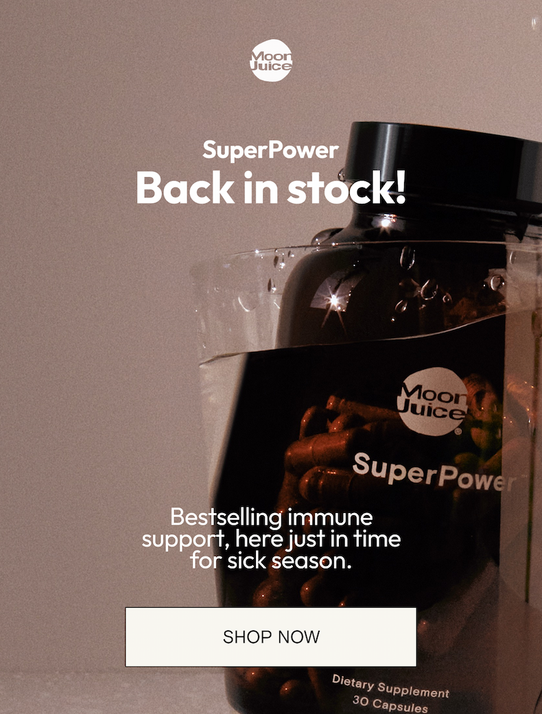 SuperPower is back in stock! Shop the cult-favorite now