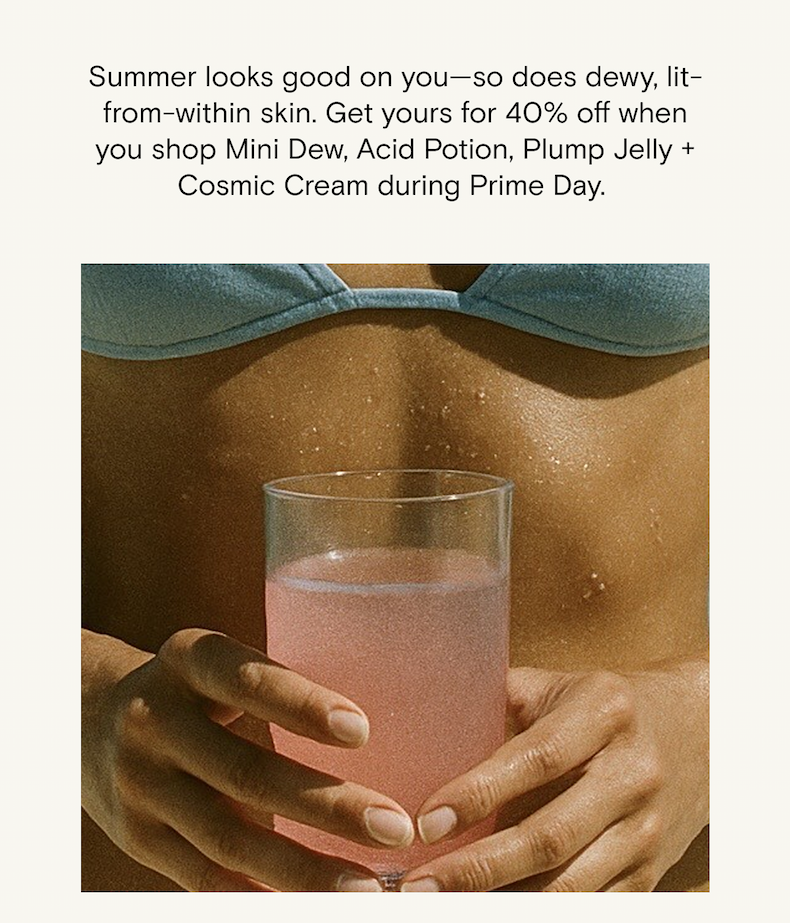 Summer looks good on you - shop Mini Dew for 40% off