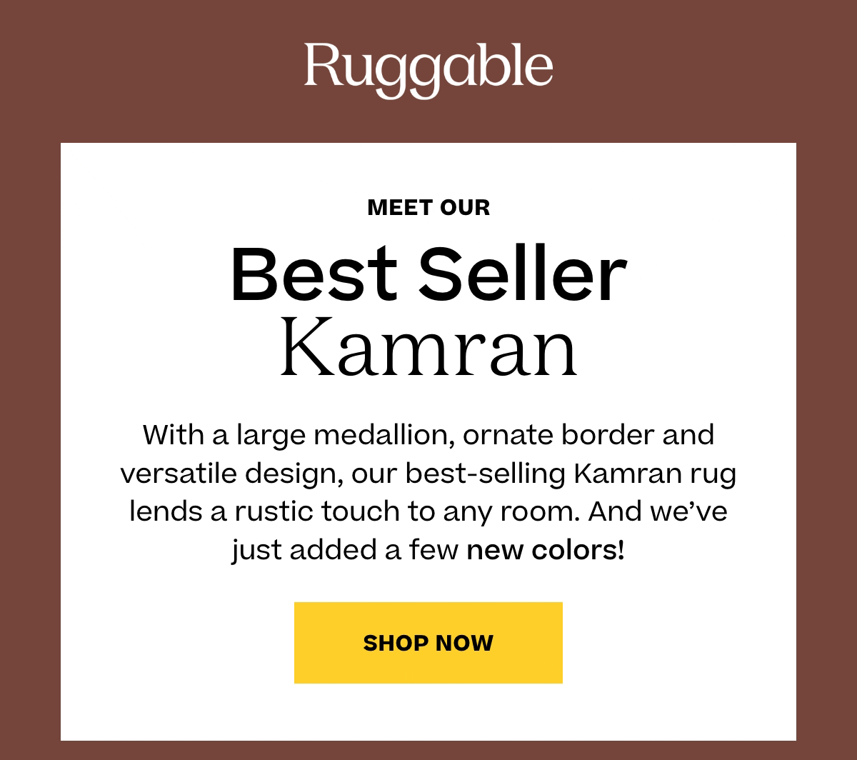 Get To Know Kamran Ruggable