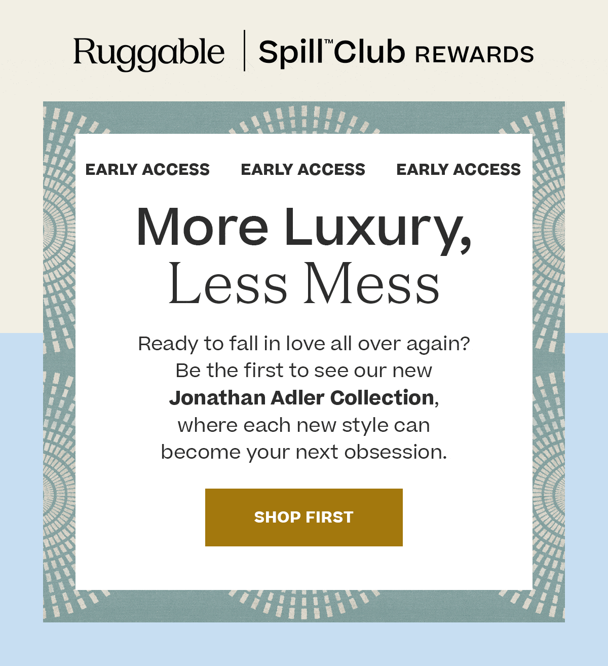 Exclusive First Look Jonathan Adler's New Rugs at Ruggable Ruggable