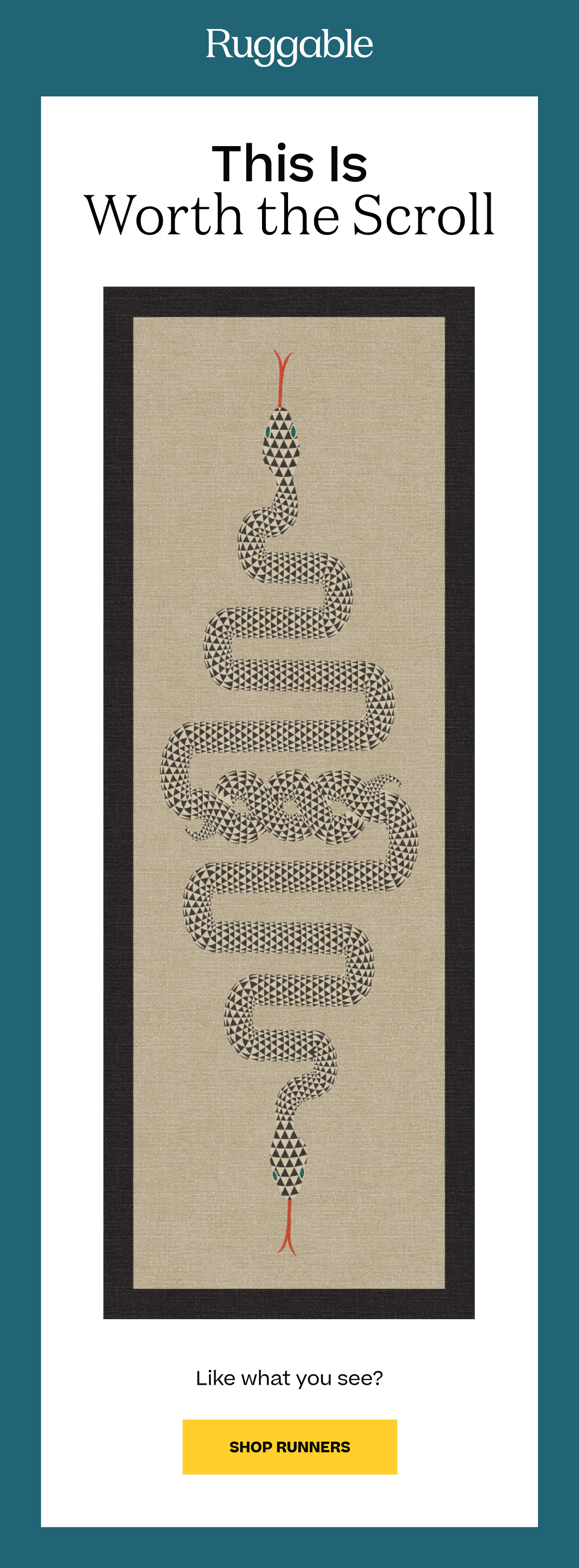 Like a Runway for Your Hallway Ruggable