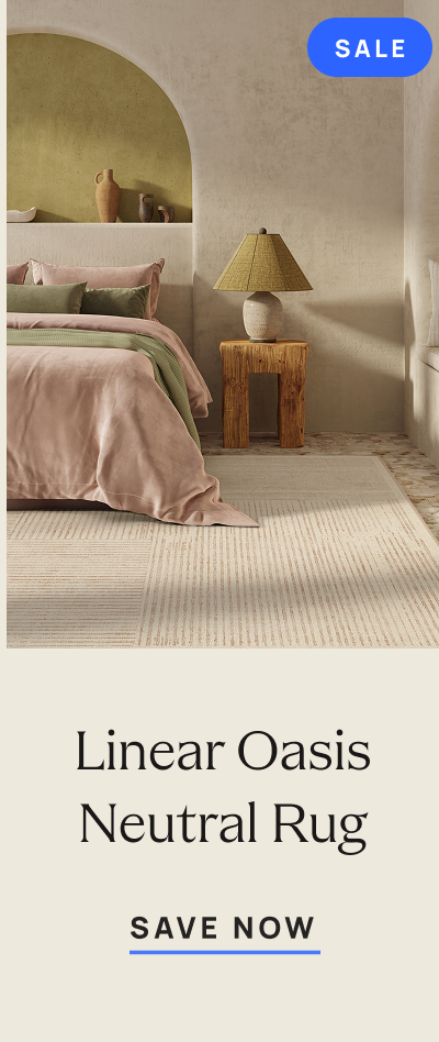 Linear Oasis Neutral Rug 