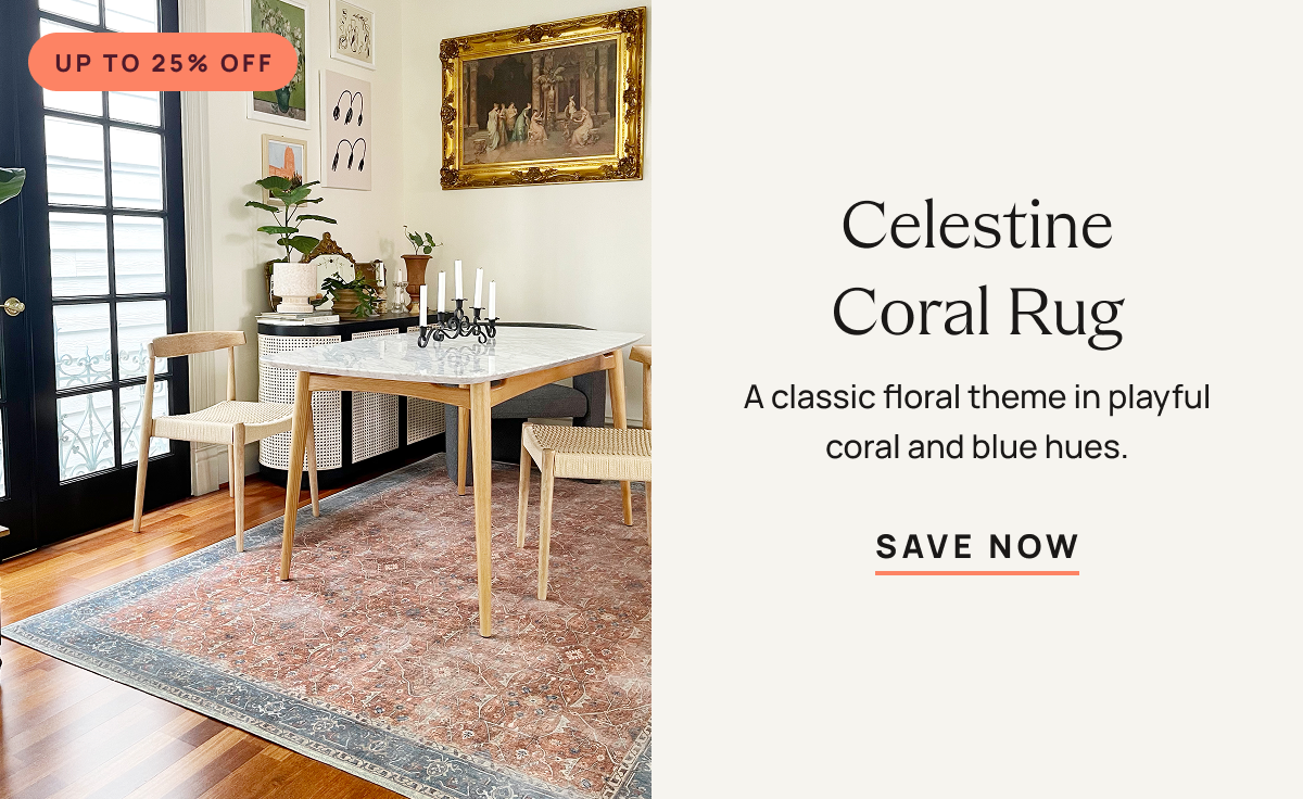 Celestine Coral Rug 