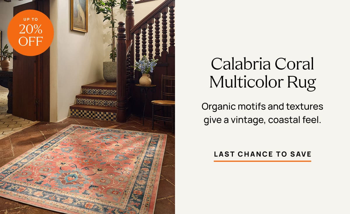 Calabria Coral Multicolor Rug | Last Chance To Save 