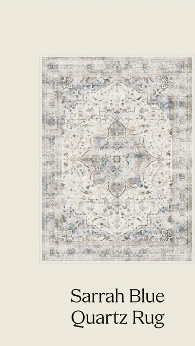 Sarrah Blue Quartz Rug 