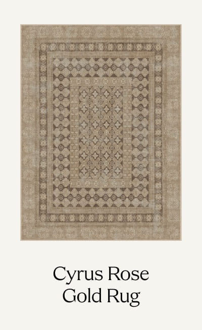 Cyrus Rose Gold Rug 