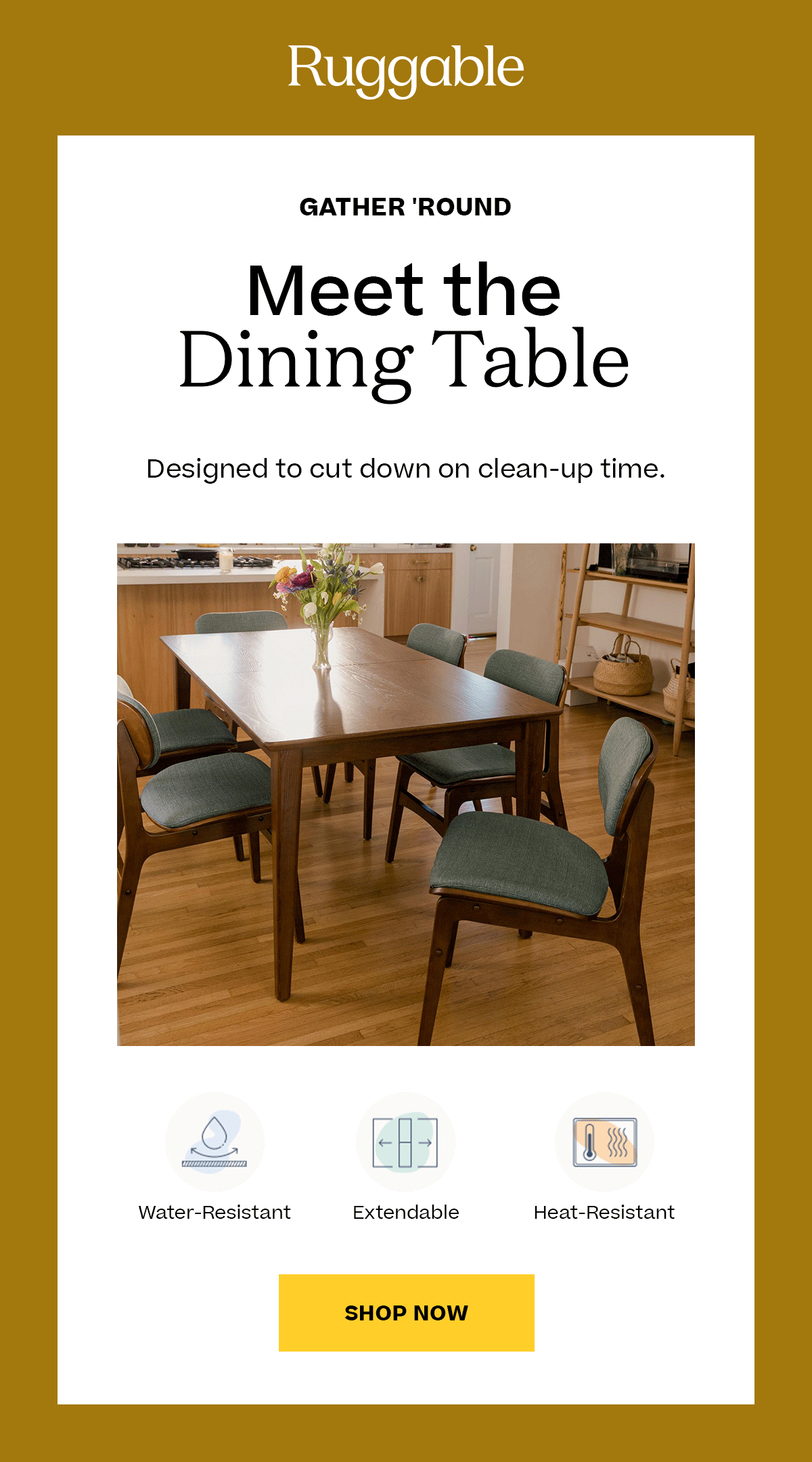 Meet the Dining Table Ruggable
