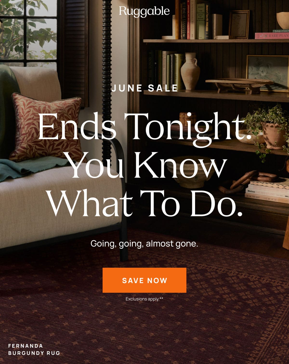 Ends Tonight. You Know What To Do. | Save Now