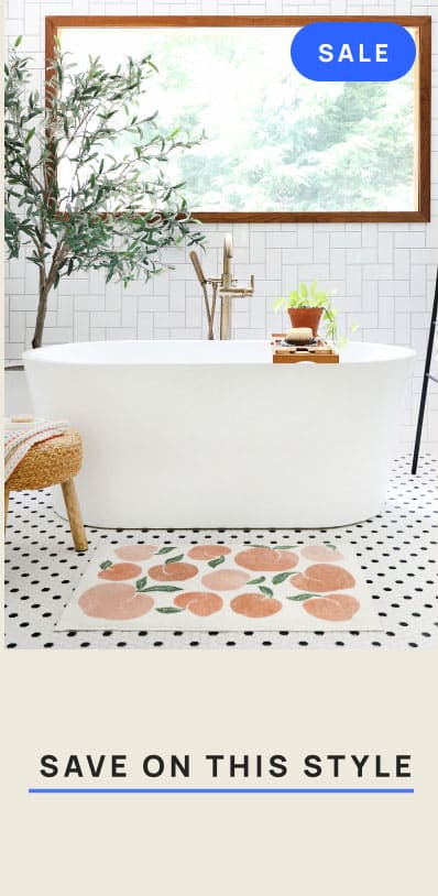 Sweet Peach Bath Mat