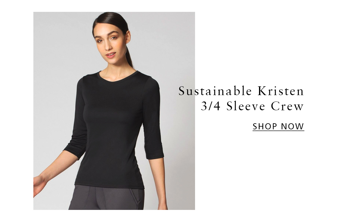 Sustainable Kirsten 3/4 Sleeve Top