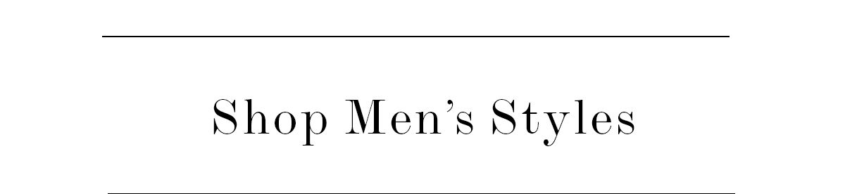 Save 20% off Men's Styles