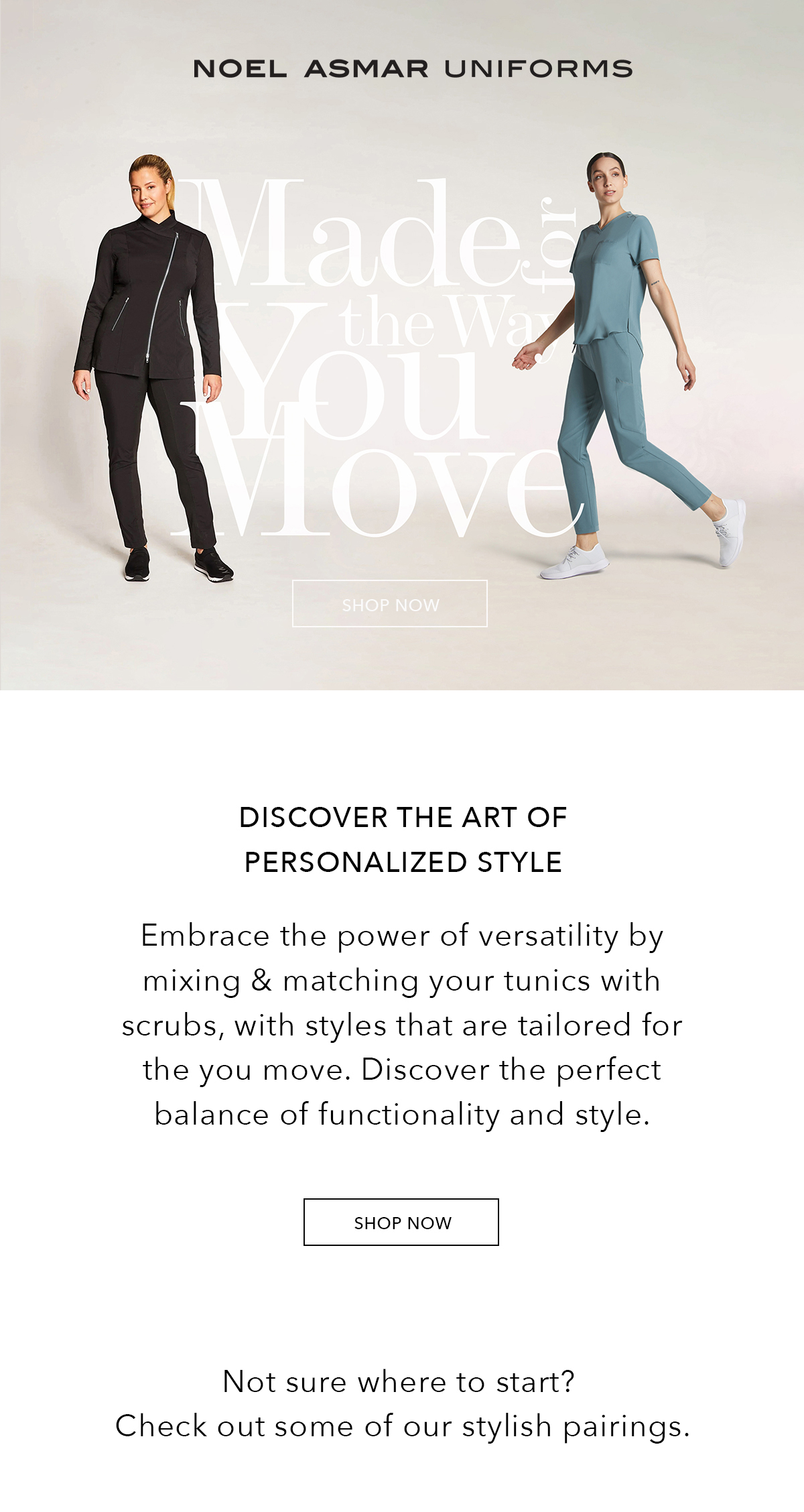 Shop mix & match styles