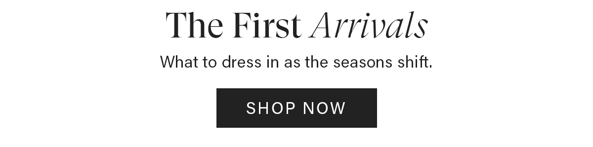 What to dress in as the season shifts
