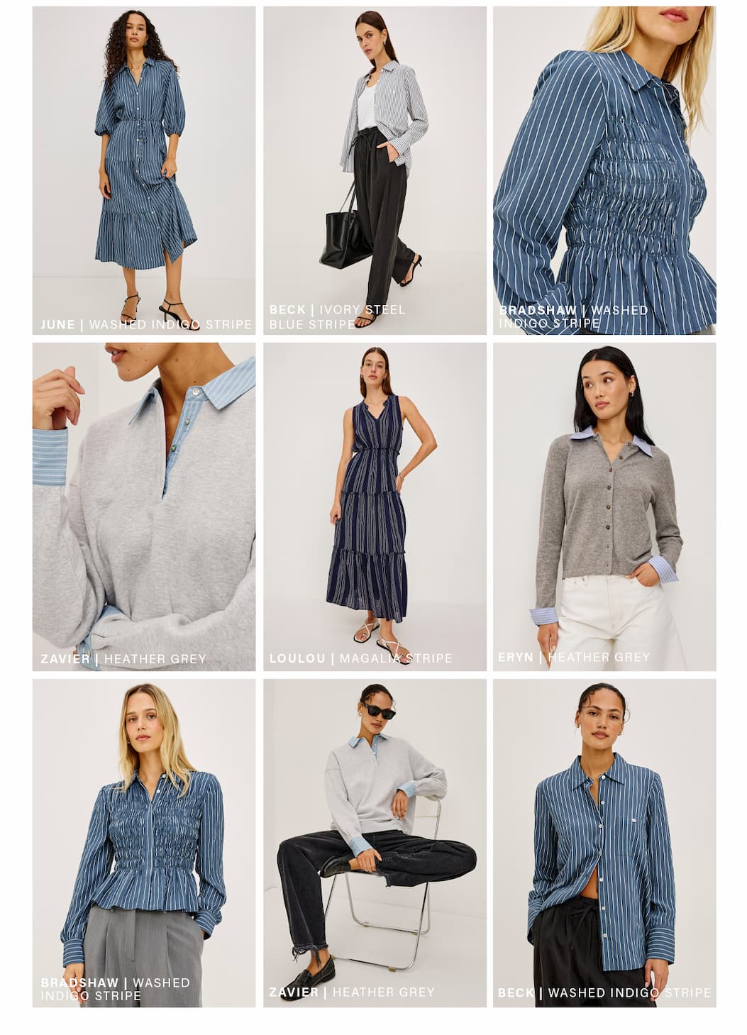 Shop Blue And White Stripes