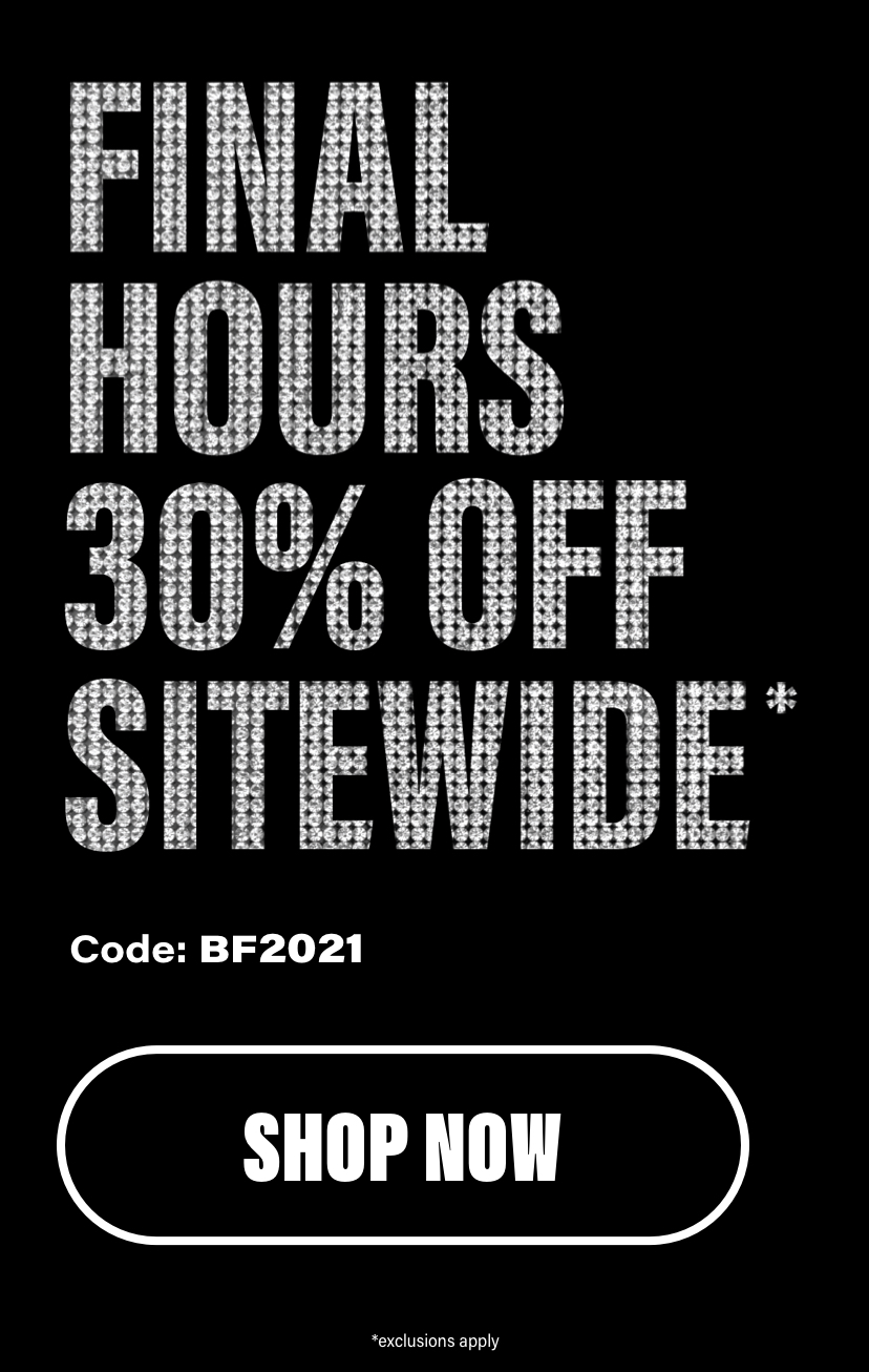 Black Friday: 30% Off Sitewide