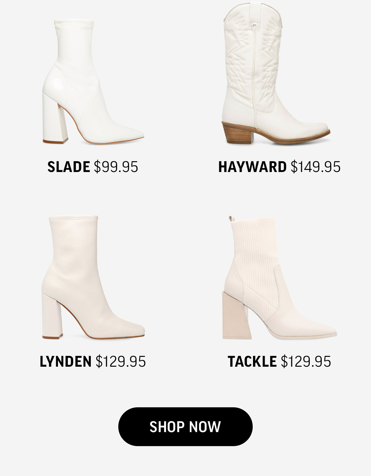 Shop White Boots