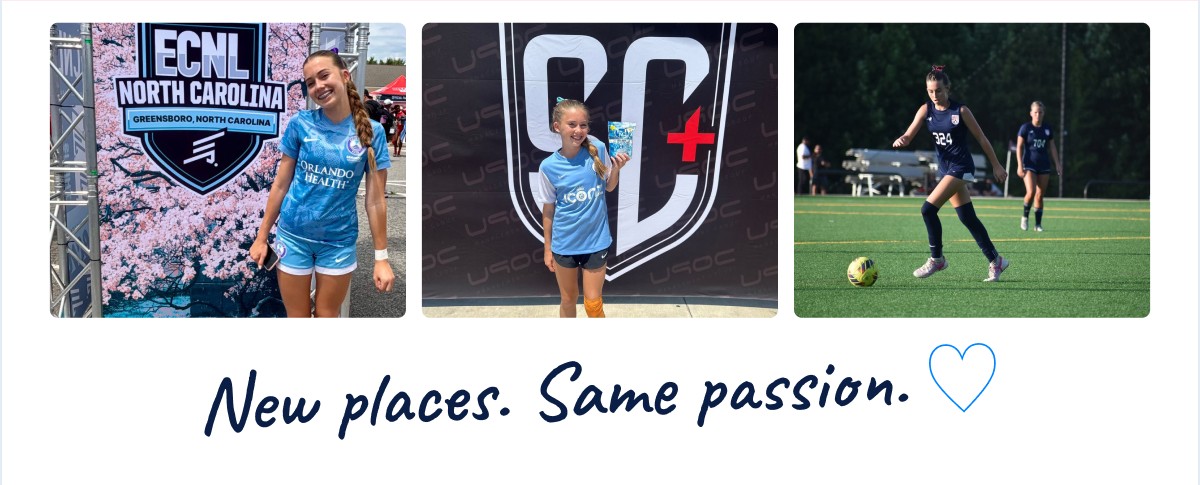 Ecnl North Carolina Greensboro, North Carolina Orlando United Soccer SC+ New places. Same passion.